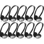 Panasonic RP-HT21 Lightweight Headphones with XBS, 10 Pack