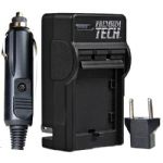 Premium Tech PT-23 AC/DC Rapid Battery Charger for Canon