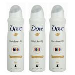 Dove Invisible Dry Antiperspirant Deodorant Spray, 3 Pack