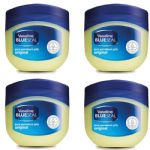 Vaseline Pure Petroleum Jelly Original, 100ml, 4 Pack