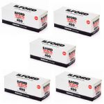 Ilford XP2 Super 120 400 ISO Black & White Print Film, 5 Rolls