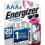 Energizer Ultimate Lithium AAA Batteries, 8 Pack