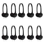 Koss KPH7 Lightweight Portable Headphones, 10 Pack