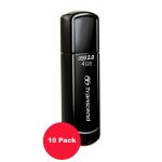 Transcend 4GB Jetflash 350 2.0 USB Flash Drive, 10 Pack