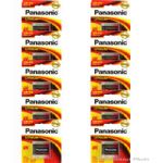 Panasonic CR-P2 Lithium Photo 6 Volt Battery, 10 Pack