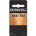 Duracell 384/392 Silver Oxide Coin Battery