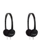 Koss KPH7 Lightweight Portable Headphones, 2 Pack