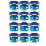 Vaseline Pure Petroleum Jelly Original Travel Size, 12 Pack