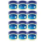 Vaseline Pure Petroleum Jelly Original Travel Size, 12 Pack