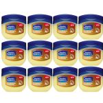 Vaseline Cocoa Butter Pure Petroleum Jelly Travel Size 50ml/1.7 oz, 12 Pack