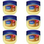 Vaseline Cocoa Butter Pure Petroleum Jelly Travel Size 50ml/1.7 oz, 6 Pack