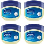 Vaseline Pure Petroleum Jelly Original 50ml Travel Size, 4 Pack