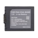 Power2000 CGA-S006 Lithium-Ion Battery for Panasonic