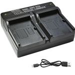 Premium Tech Dual Bay USB Charger for Fuji NP-W126