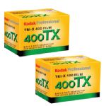 Kodak Tri-x 400 36 Exposure (TX-36) Professional Black and White Print 35mm Film, 2 Rolls