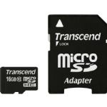 Transcend 16GB MicroSD UHS-1 300s Memory Card with Adapter