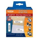 Brother DK-2214 Continuous Paper Label Roll (100 Feet, 1/2