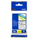 Brother TZe131 Black on Clear 1/2-Inch Labeling Tape