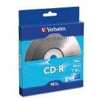 Verbatim CD-R Recordable CD (80 MIN) 52x , 10 Pack