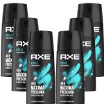 Axe Apollo Mens Deodorant Body Spray,  6 Pack