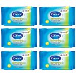 Carex Soft Cleansing Wipes for Face, Body, Hands, 6 Packs