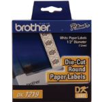 Brother DK1219 White Smaill Round Paper Labels (1200 Labels)
