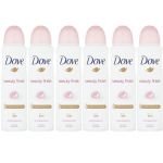 Dove Beauty Finish Antiperspirant Deodorant Spray, 6 Pack