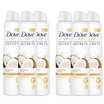 Dove Nourishing Secrets Coconut & Jasmine Antiperspirant Deodorant Spray, 6 Pack