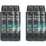 Dove Men + Care Talc Feel Antipersirant Deodorant Spray, 6 Pack