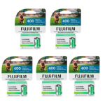 Fujifilm 400 Color Negative 35mm Film, 36 Exposure, 5 Rolls