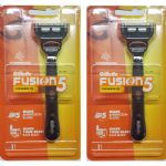 Gillette Fusion Power Handle with 1 Cartridge Included, 2 Pack