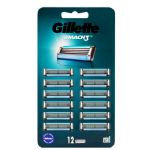 Gillette Mach3 Razor Blade Refill Cartridges, 12 Pack