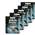 Gillette Sensor Excel Cartridges for Men, 50 Refills