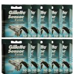 Gillette Sensor Excel Cartridges for Men, 100 Refills