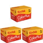 Kodak ColorPlus 200 asa 36 exposure 35mm Film, 3 Rolls