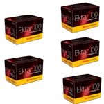 Kodak Ektar 100 Professional 36 Exposures 35mm Color Negative Film, 5 Rolls