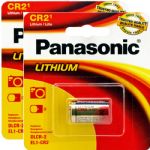 Panasonic CR-2 3V Lithium Batteries, 2 Pack
