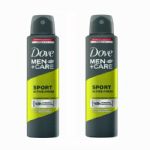Dove Men + Care Sport Active Fresh Antiperspirant Deo Spray, 2 Pack