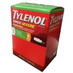 Tylenol Sinus Severe Daytime Non Drowsy, 50 Pouches Of 2 Caplets Each