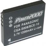 Power2000 CGA-S008 Lithium-Ion Battery for Panasonic