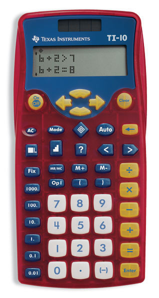 Texas Instruments TI-10 Elementary Calculator