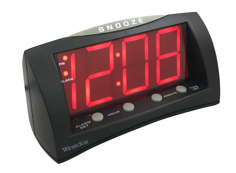 Westclox 66705a Large Led Red Display, Extra Large Alarm Clock