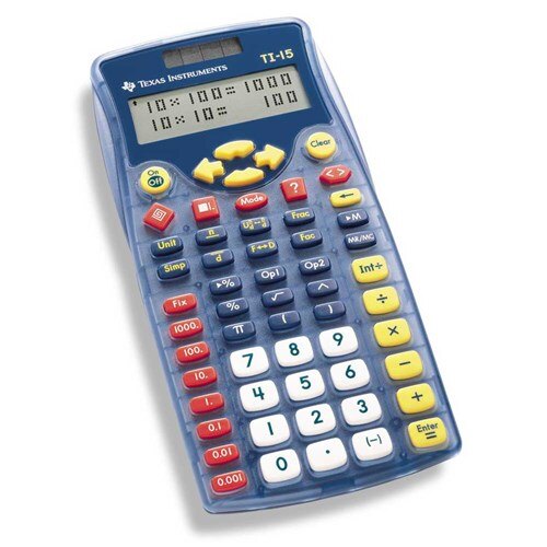 Texas Instruments TI-15RTL Explorer School Calculator