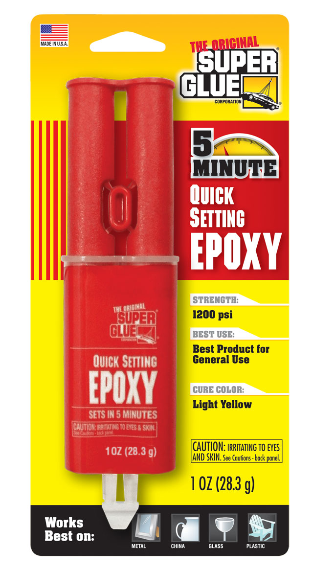The Original Super Glue 5 Minute Quick Setting Epoxy Adhesive