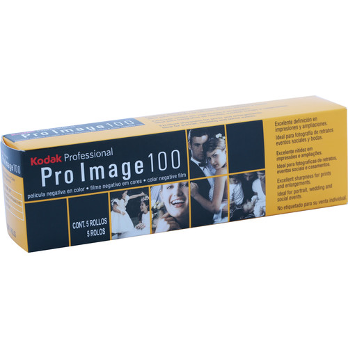 Kodak Pro Image 100 Color Negative 35mm Film, 36 Exposures, 5 Rolls