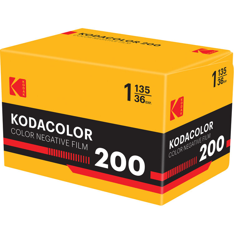 Kodak Kodacolor 200 ISO 36 Exposure 35mm Color Negative Film