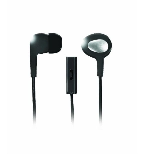 Maxell 190300 In Ear Rubberized Earbuds with Microphone