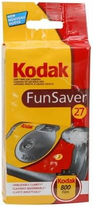 Kodak Funsaver Single Use Disposable 35mm Camera with Flash