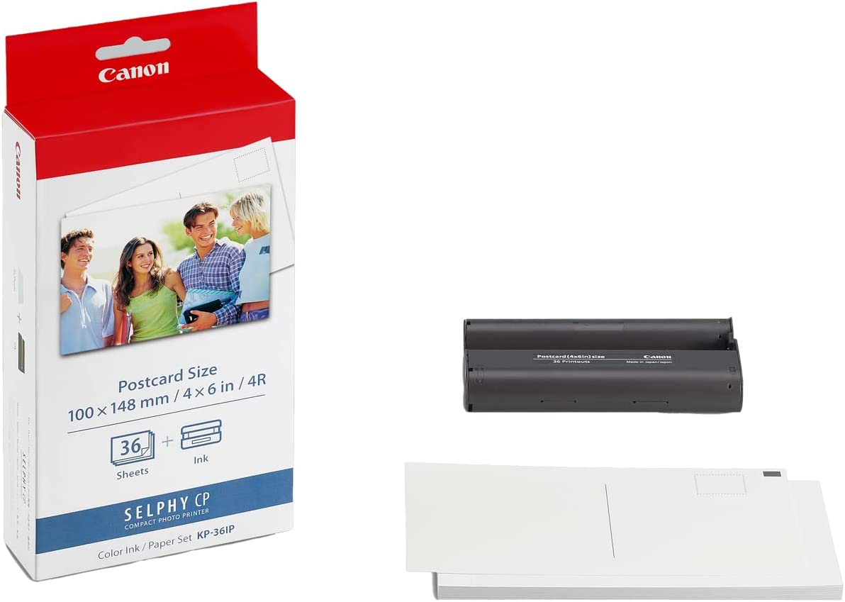 Canon KC-36IP Ink/Paper Set for Selphy CP Printers