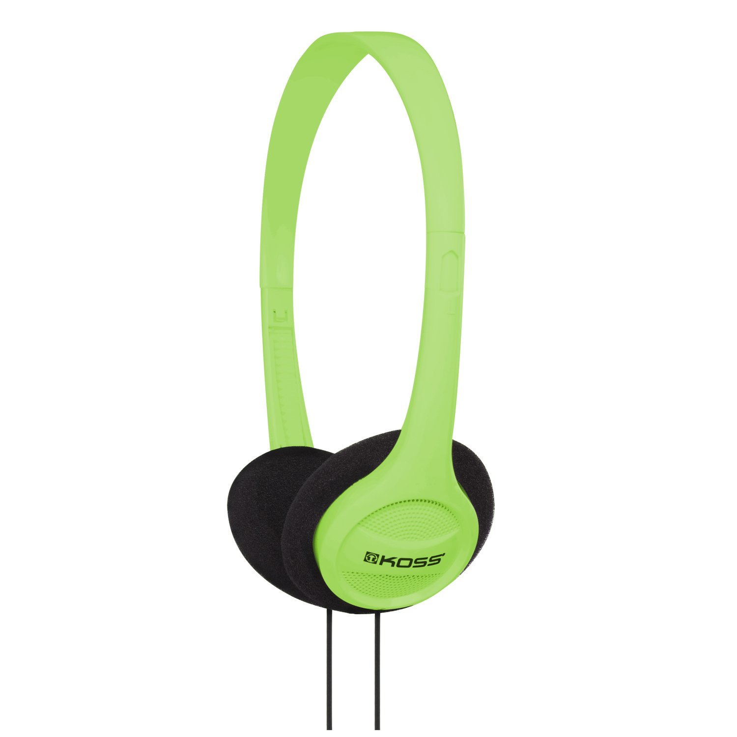 Koss KPH7 Lightweight On-Ear Headphones, Green